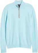 johnnie-O Niccolo Cashmere Quarter Zip Sweater