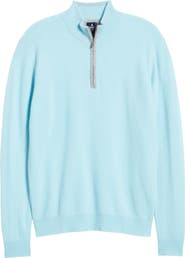 johnnie-O Niccolo Cashmere Quarter Zip Sweater