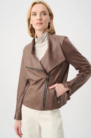 Joseph Ribkoff Foiled Knit Fitted Jacket