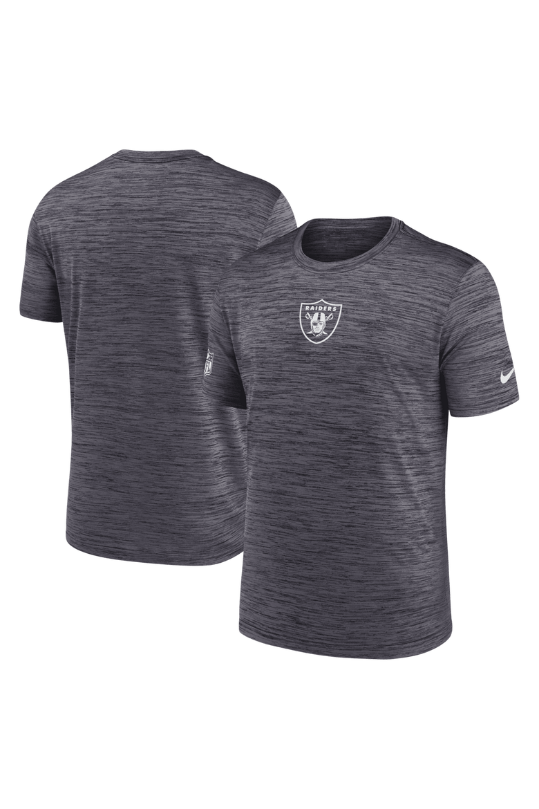 Men's Nike Black Las Vegas Raiders Big & Tall Sideline Velocity Performance T-Shirt, Alternate, color, Black