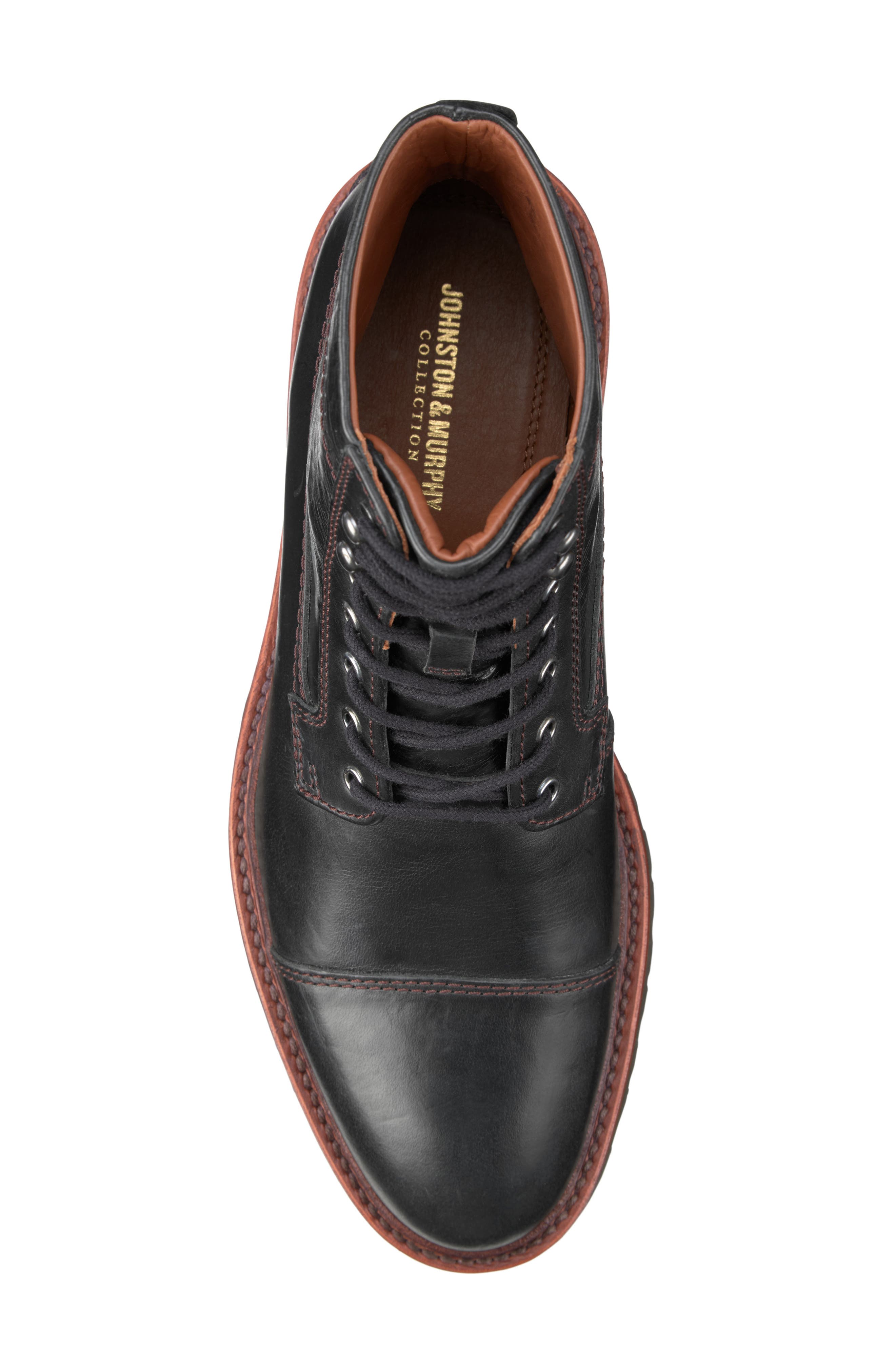 JOHNSTON & MURPHY COLLECTION Dudley Water Resistant Lace-Up Boot, Alternate, color, 