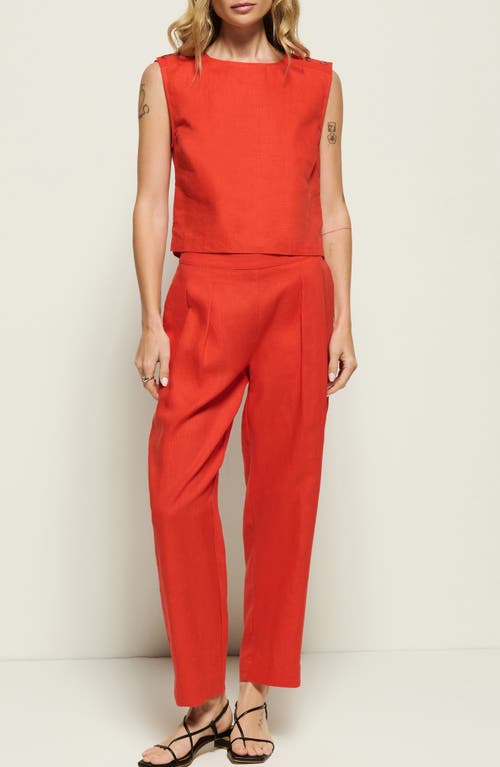 Shop Nation Ltd Cara Sleeveless Linen Top
