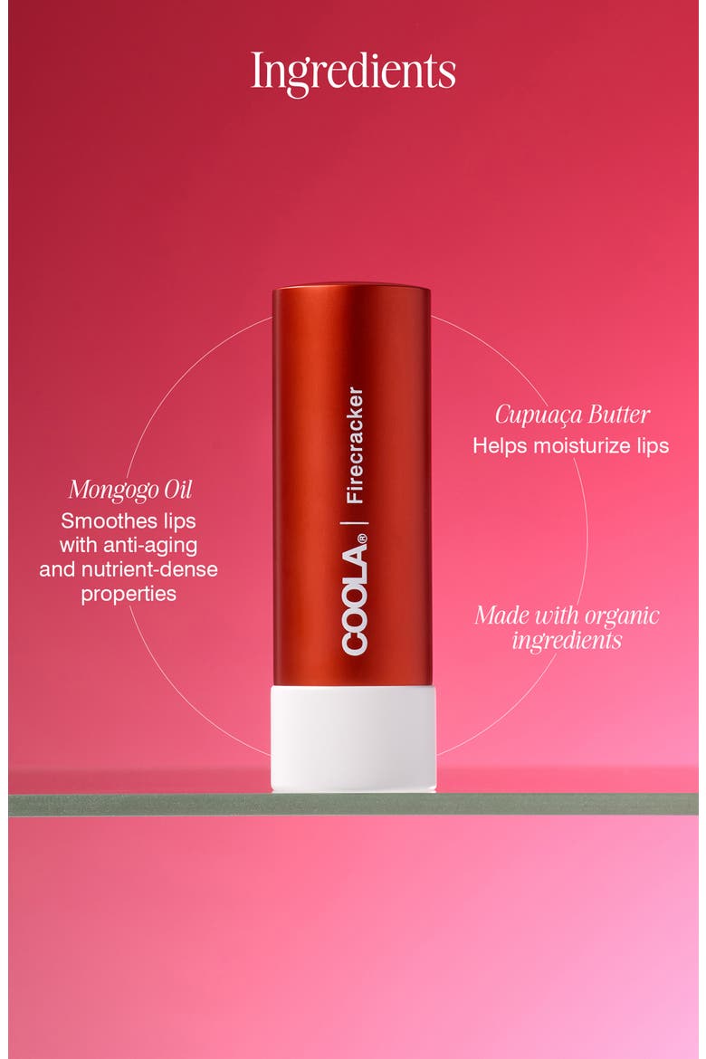 Suncare Mineral Liplux® Organic Tinted Lip Balm SPF 30, Alternate, color, FIRECRACKER