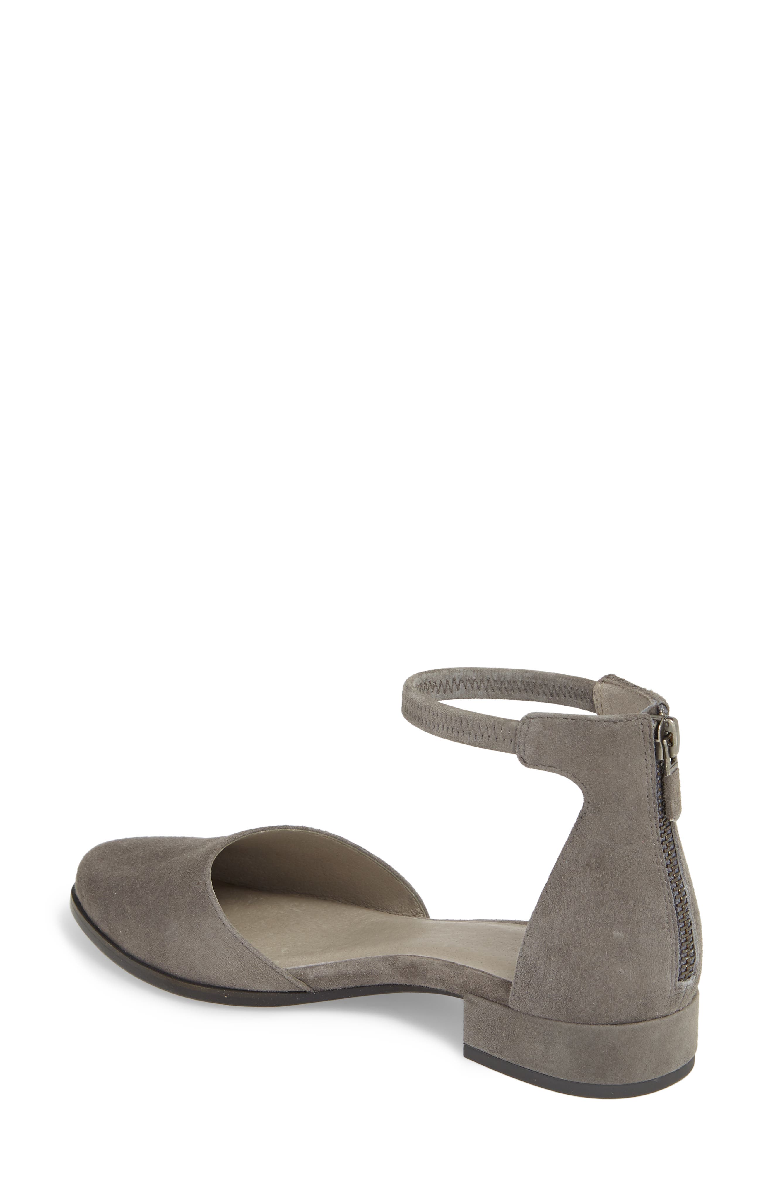 Hutton Ankle Strap Shoe, Alternate, color, GRAPHITE SUEDE