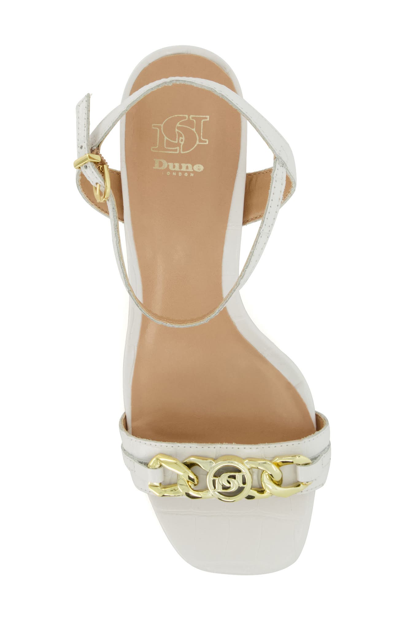 Dune London Manual Ankle Strap Sandal, Alternate, color, 