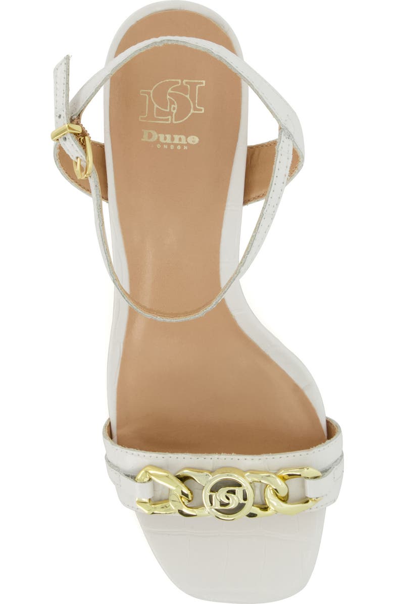 Dune London Manual Ankle Strap Sandal, Alternate, color,