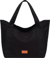 New Amsterdam Leatherworks Liliana Large Canvas Tote Bag