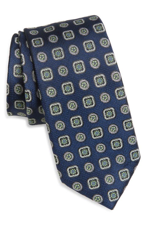 Aguilar Medallion Silk Tie