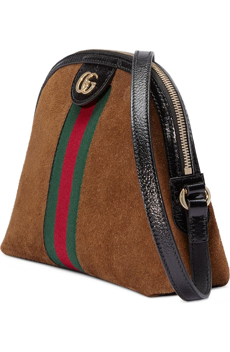 Gucci Small Suede Shoulder Bag, Alternate, color,