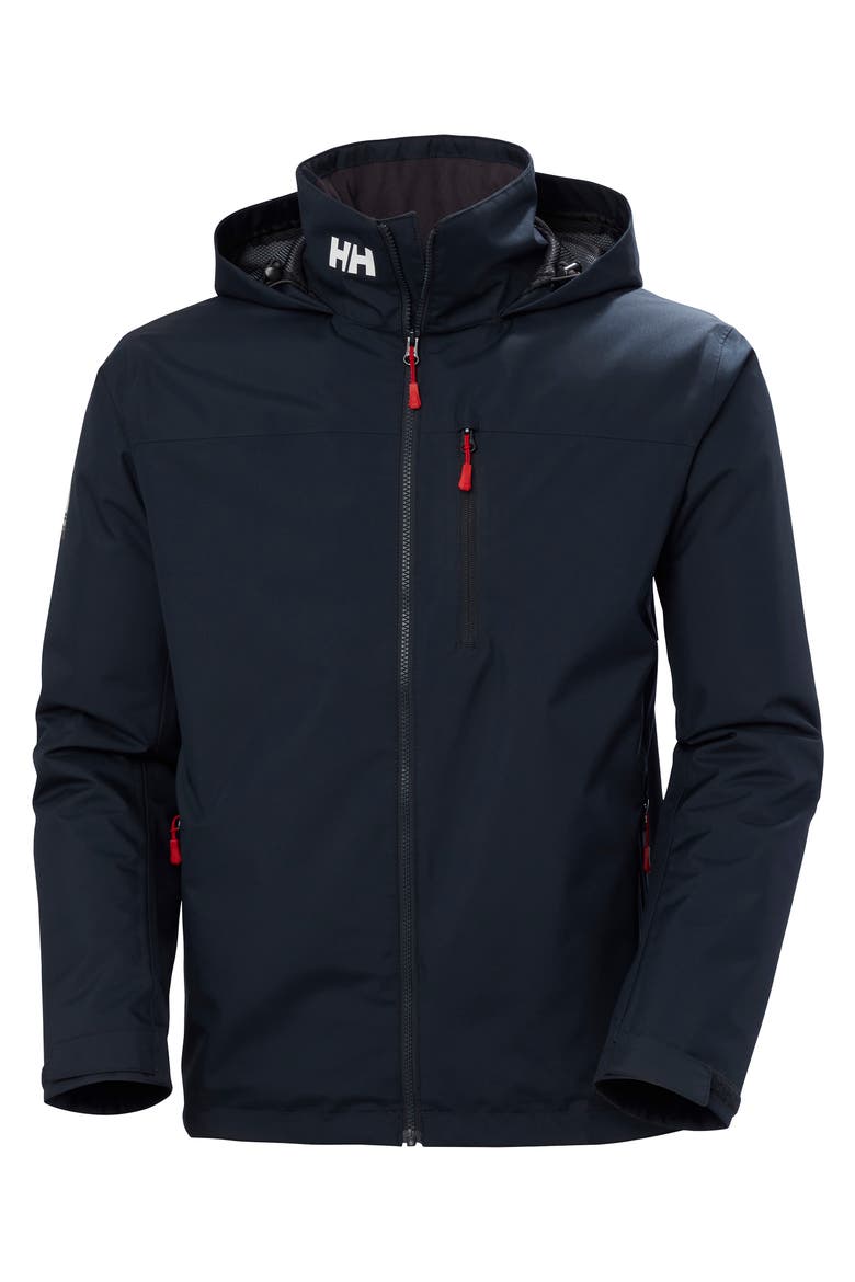 Hooded Crew 2.0 Waterproof Midlayer Sailing Jacket, Alternate, color, NAVY