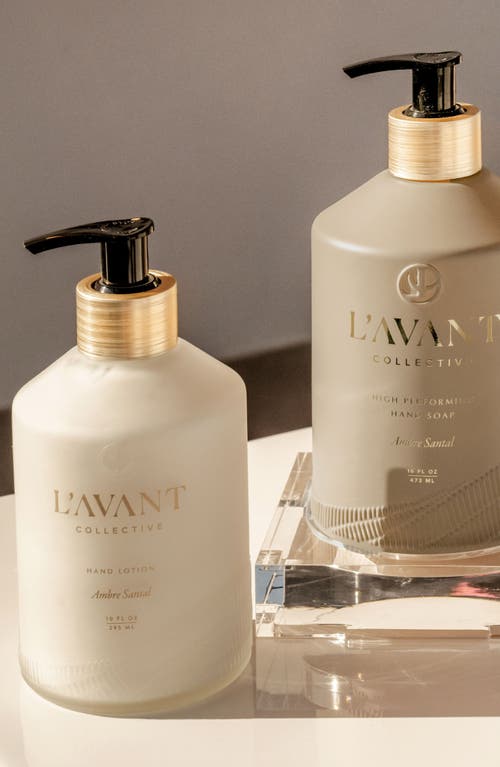 L'avant Collective Ambre Santal Hand Lotion In Brown