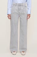 DL1961 Casie Pleated Mid Rise Wide Leg Jeans