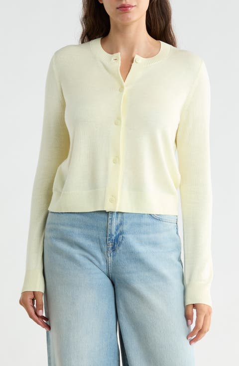 Eris Button Front Crop Cardigan