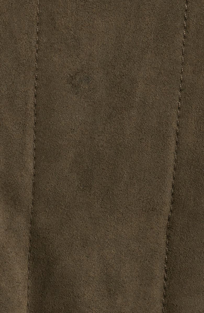 Scott Barber Faux Suede Quilted Vest, Alternate, color, 