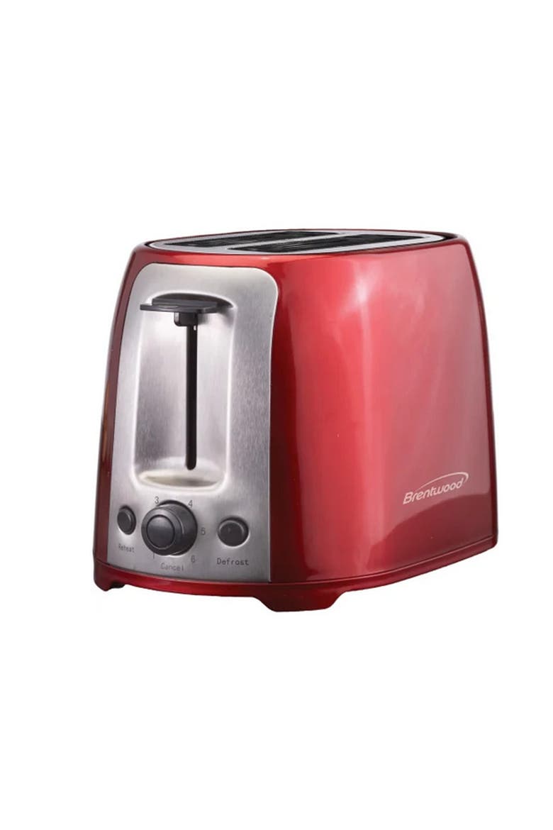 2 Slice Cool Touch Toaster Stainless Steel, Main, color, Red