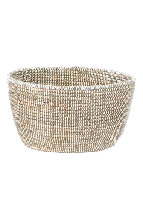 Oval Storage Basket Monochrome