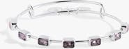 Alex and Ani June Birthstone Emerald Cut Bangle