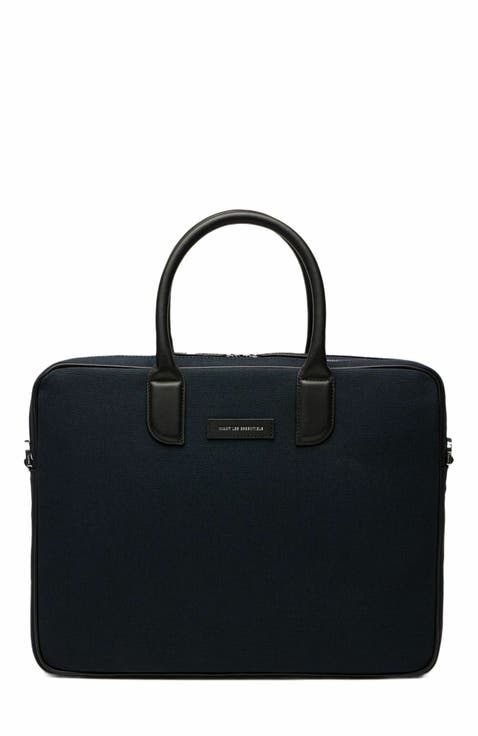 Lesage Organic Cotton Canvas Computer Bag