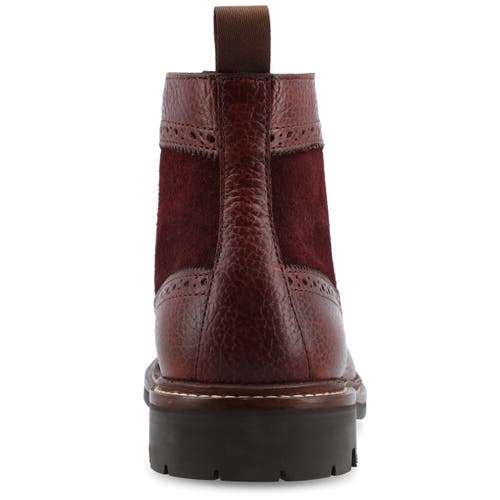 Taft The Boston Longwing Boot In Chili