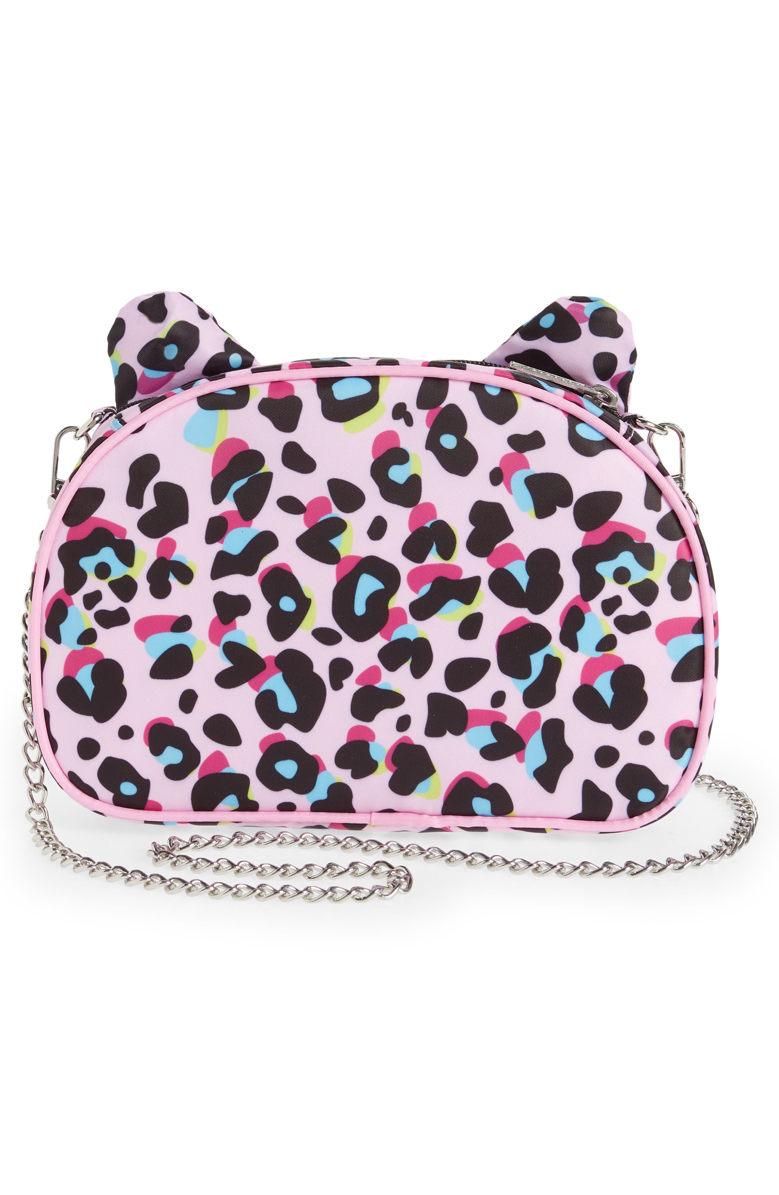 Iscream Pink Leopard Crossbody Bag, Alternate, color, 