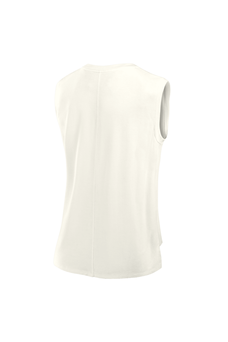 Women's Fanatics Cream Pittsburgh Steelers Studio Embrace Tank Top, Alternate, color, Cream
