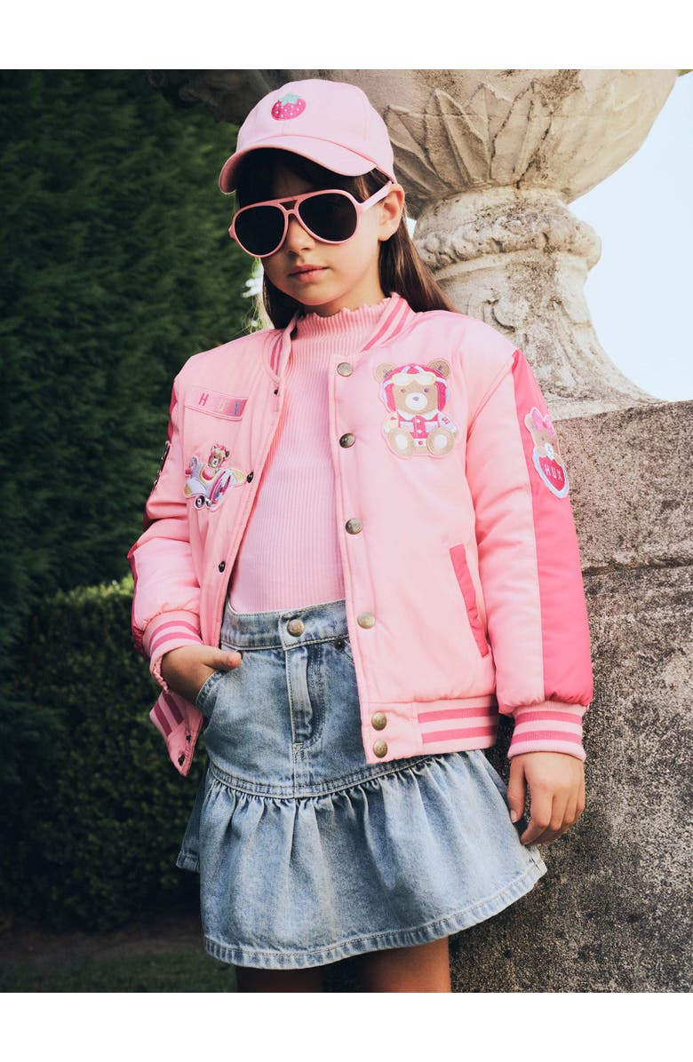 Huxbaby Rib Tee, Alternate, color, Strawberry