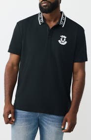 True Religion Piqué Knit Polo
