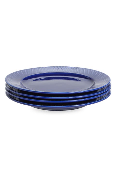 Rhombe Color Set of 4 Lunch Plates