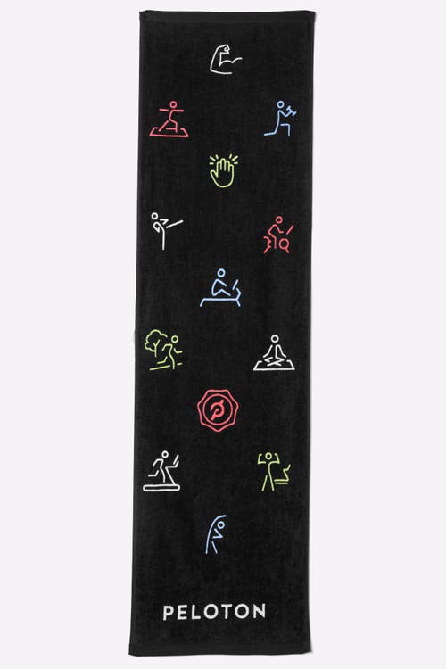 Peloton Sweat Towel Set In Black
