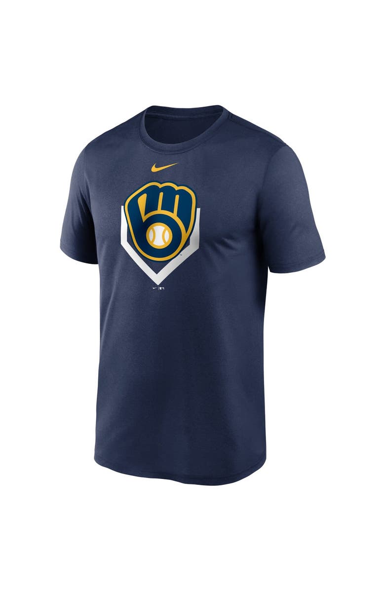 Nike Men's Nike Navy Milwaukee Brewers Icon Legend Performance T-Shirt, Alternate, color,