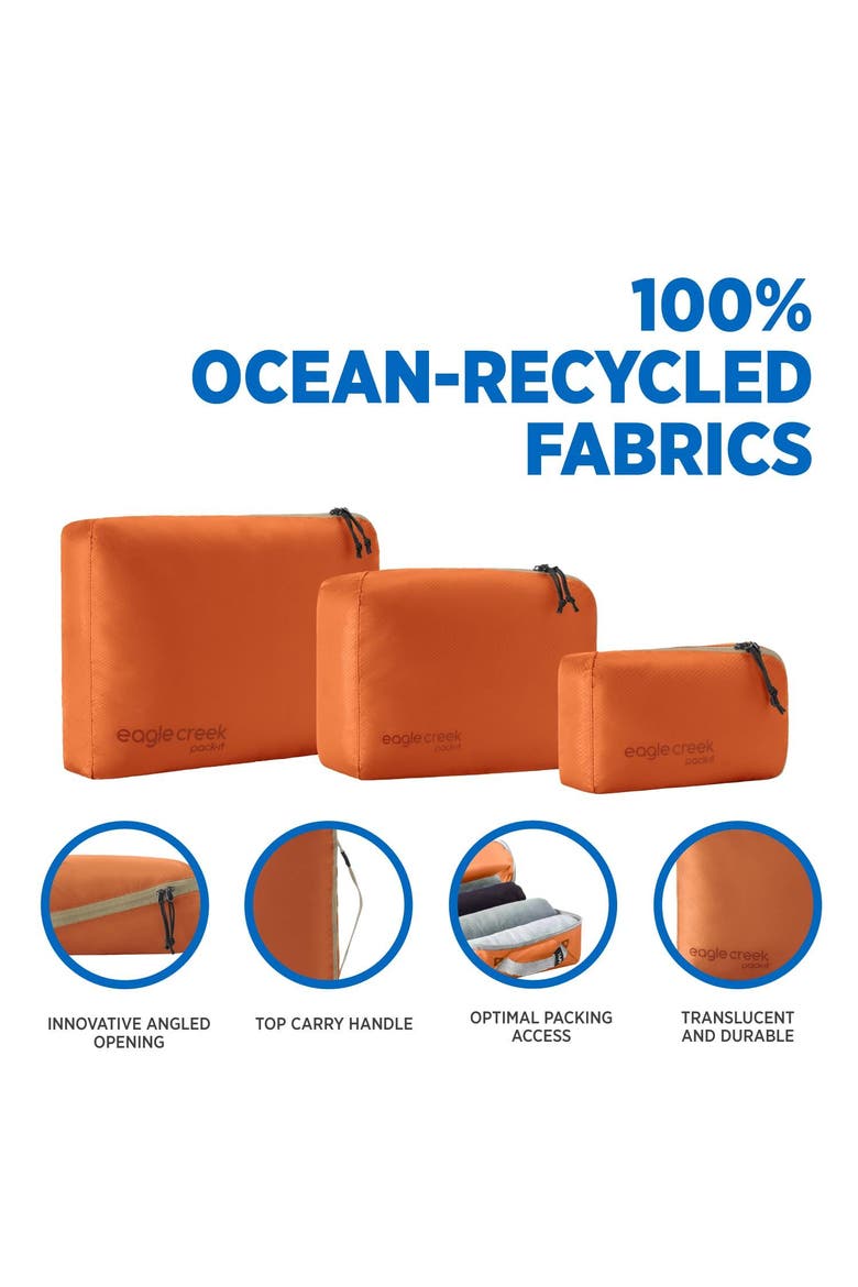 Pack-It Isolate Cube Set XS/S/M, Alternate, color, Mandarin