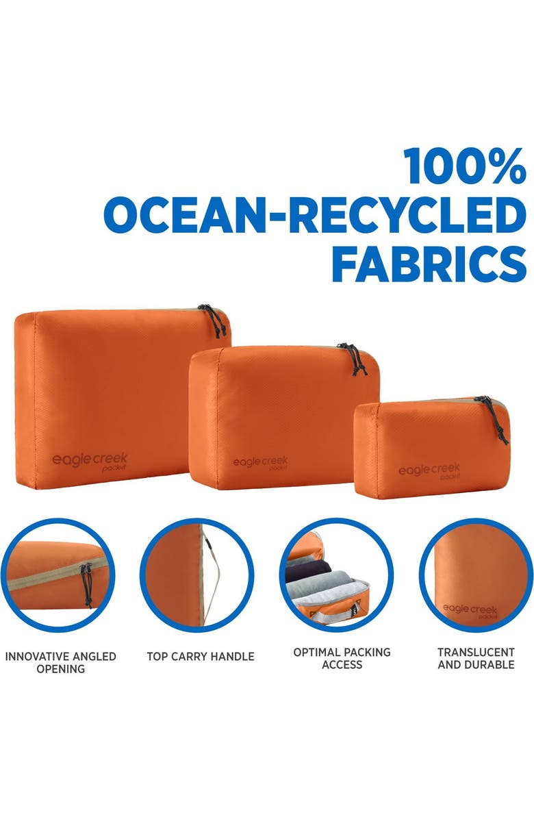EAGLE CREEK Pack-It Isolate Cube Set XS/S/M, Alternate, color, Mandarin
