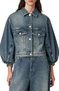 AllSaints Luca Stripe Denim Jacket