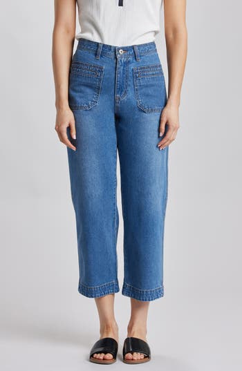 Supplies By Unionbay Jenni Crop High Rise Jeans In Blue