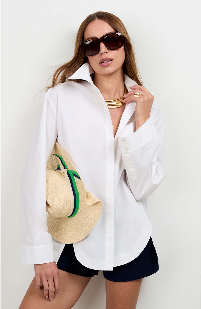 Trina Turk Olona Swing Top, Alternate, color, White