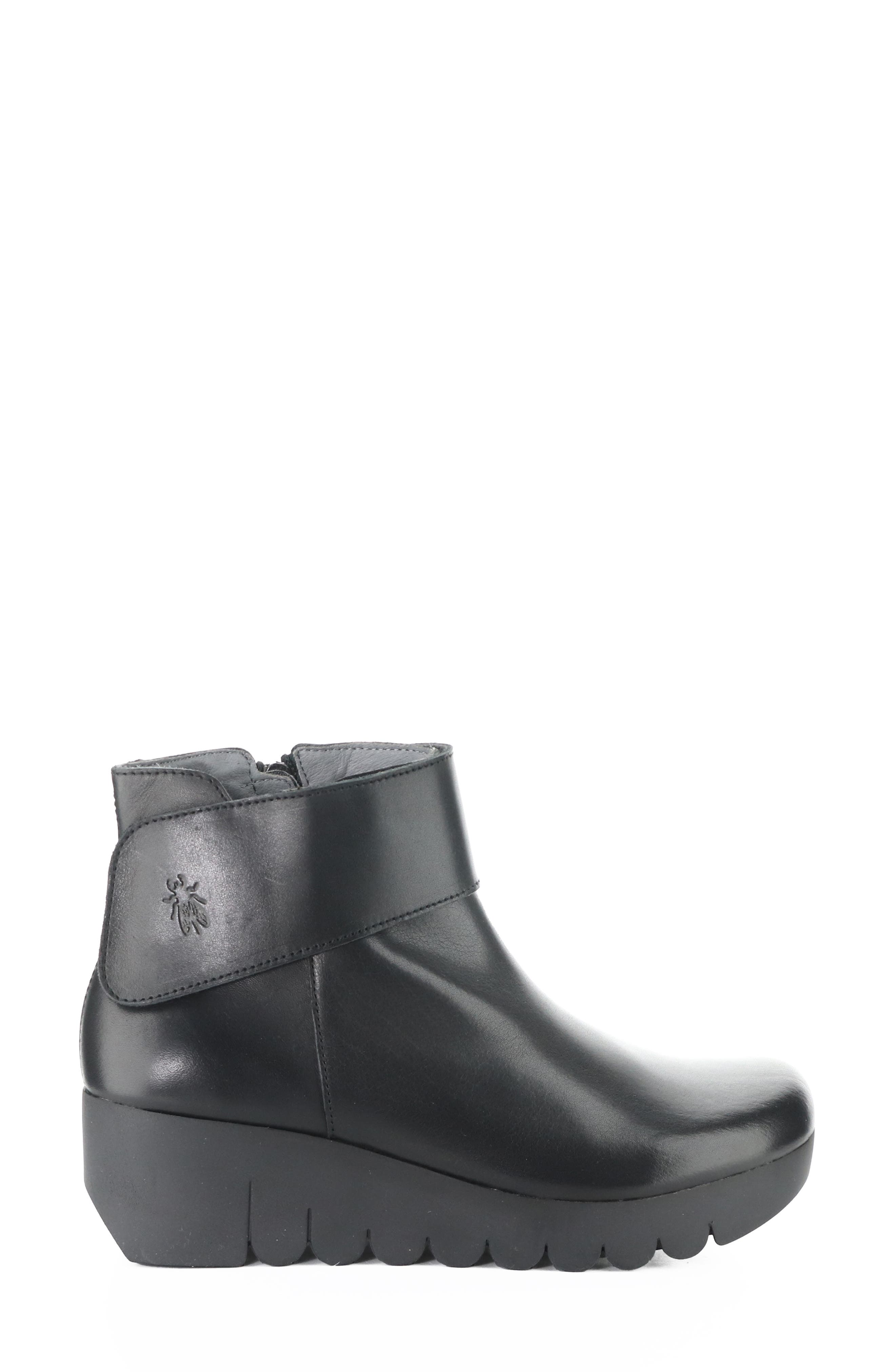 Vube Platform Wedge Bootie, Alternate, color, 000 BLACK