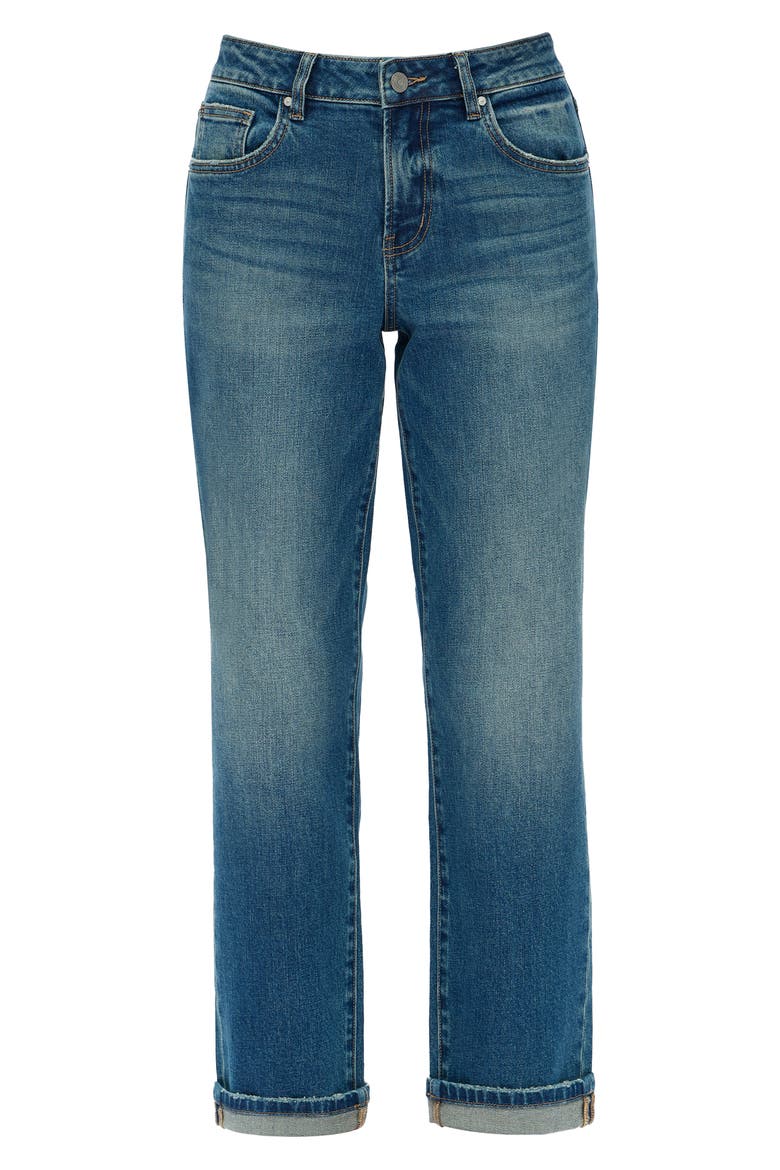 Mid Rise Straight Leg Jeans, Alternate, color, RETRO MEDIUM BLUE