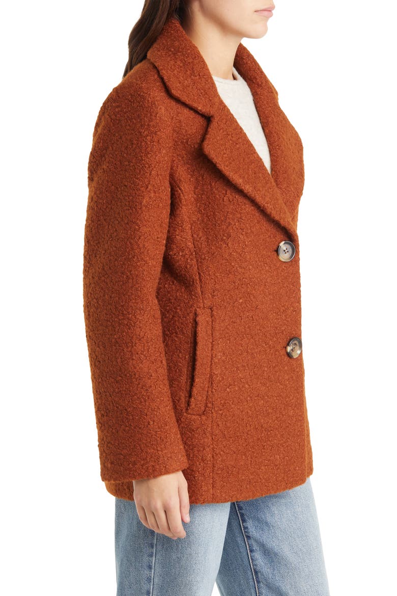 Brushed Coat, Alternate, color, COGNAC