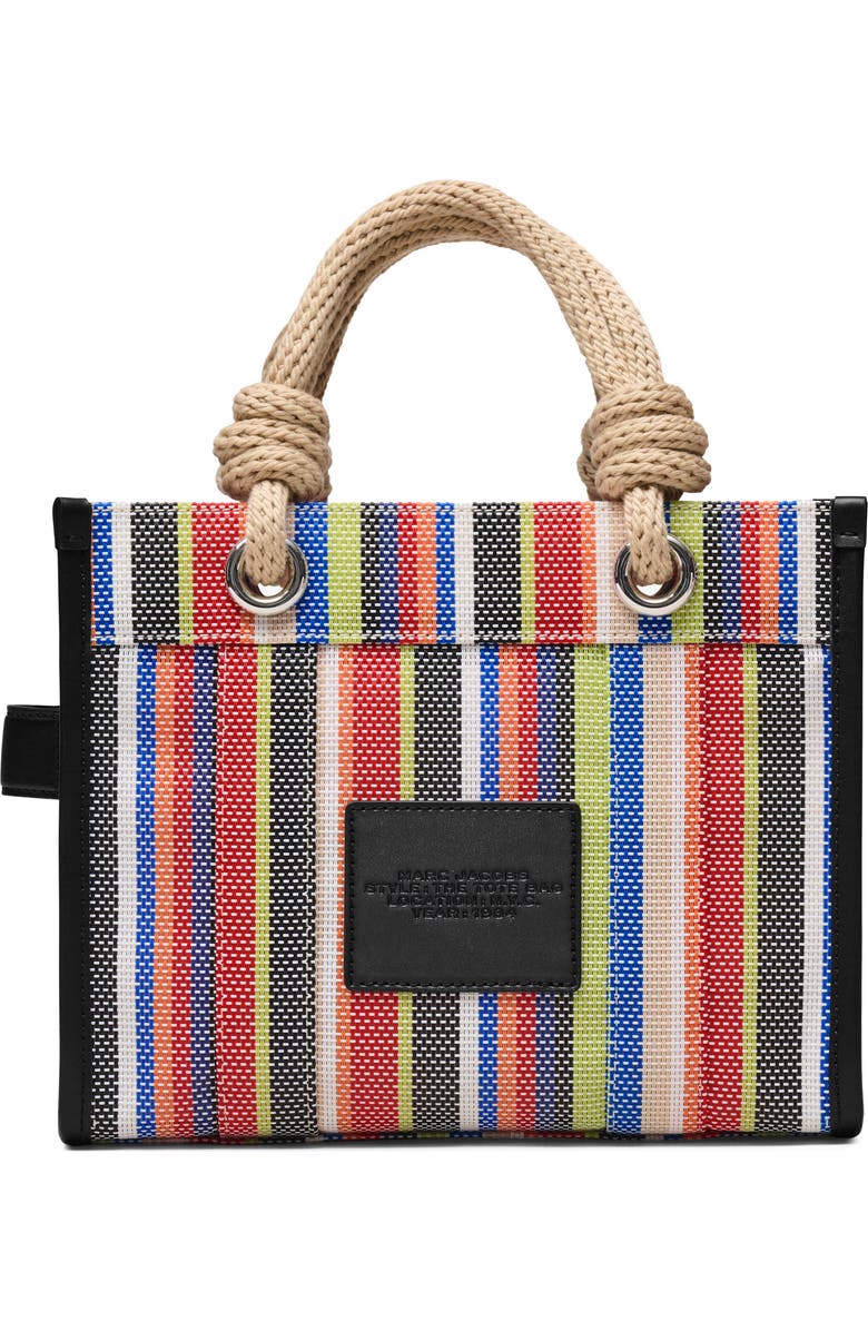 Marc Jacobs The Small Stripe Mesh Tote, Alternate, color, Red Multi