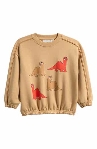 Mini Rodini Kids' Dino Organic Cotton Sweatshirt