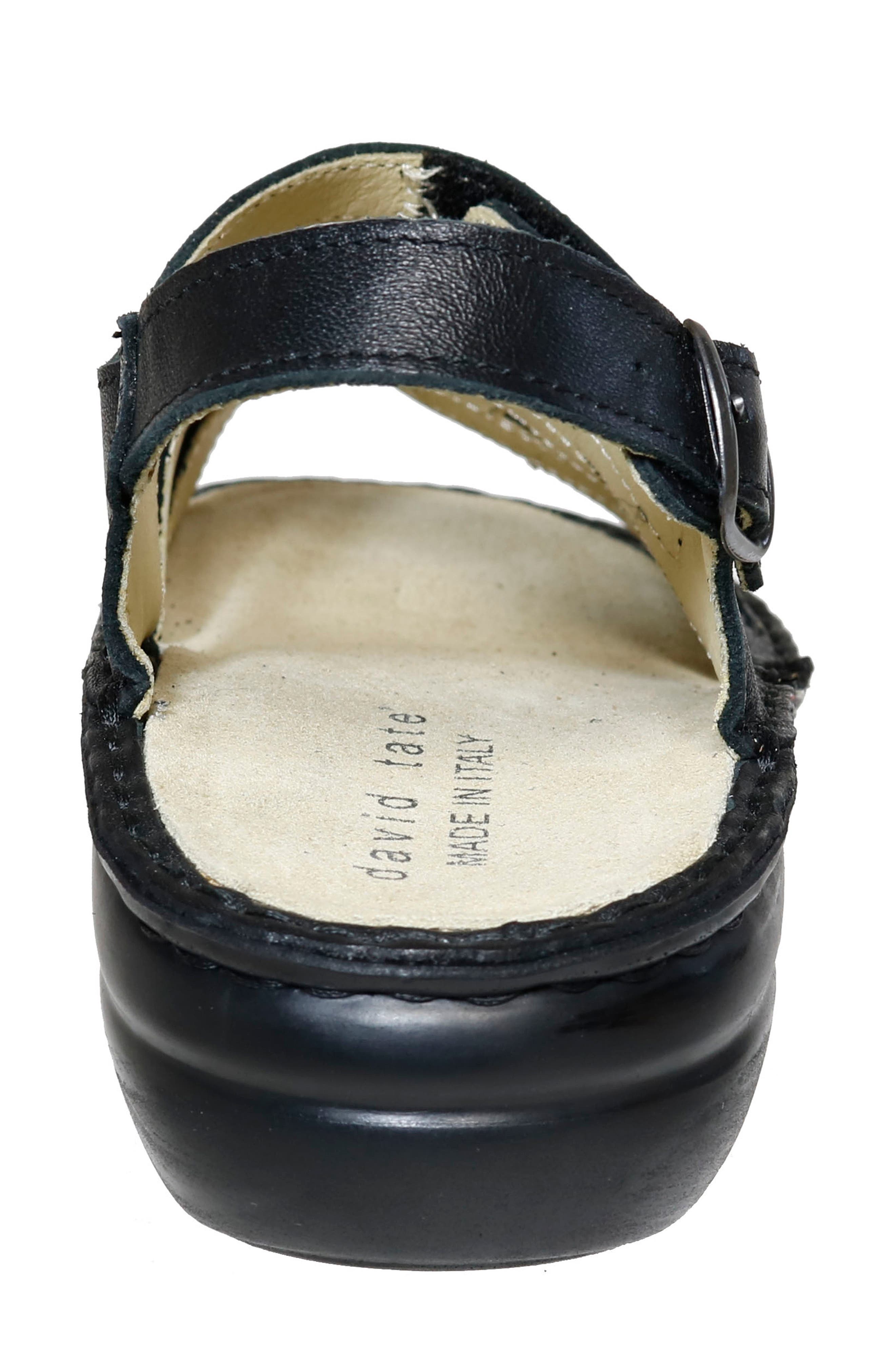 David Tate Wrap Slingback Sandal, Alternate, color, Black