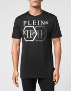 PHILIPP PLEIN T-Shirt Round Neck Ss Stones Hexagon Men