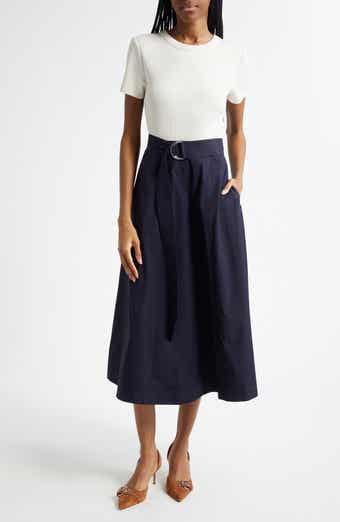 Veronica Beard Facia Mixed Media Dress