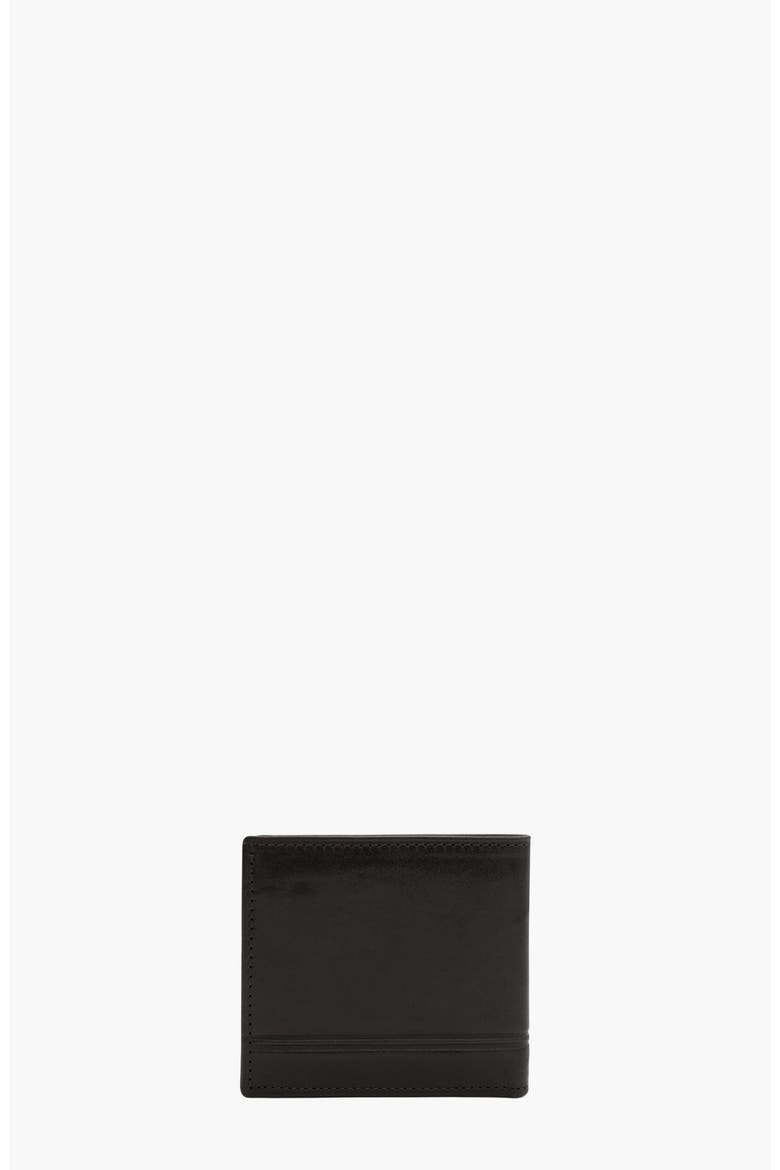 Gentleman Trifold Leather Wallet 529, Alternate, color, Black