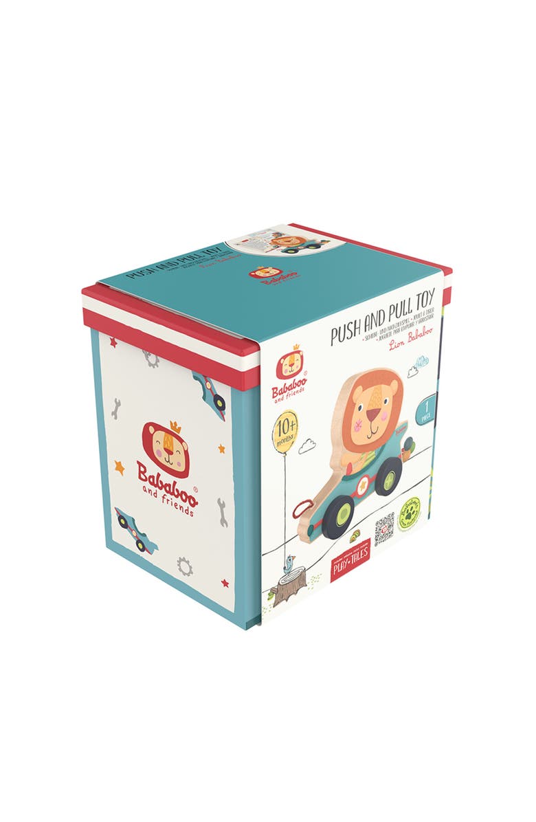 Bababoo and friends<sup>®</sup> Bababoo Lion Push and Pull Toy, Alternate, color, Turquoise