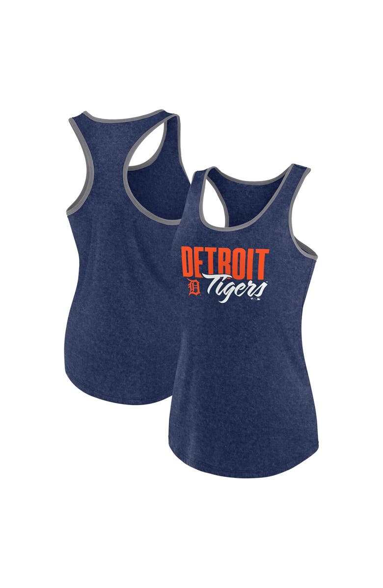 PROFILE Women's Profile Navy Detroit Tigers Plus Size Tank Top, Main, color, 