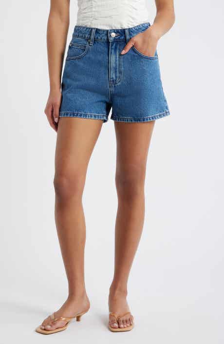 Tropicana High Waist Denim Shorts