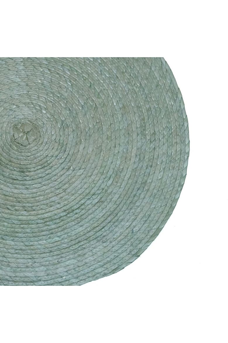Palm Placemat Set of 4, Alternate, color, Aqua
