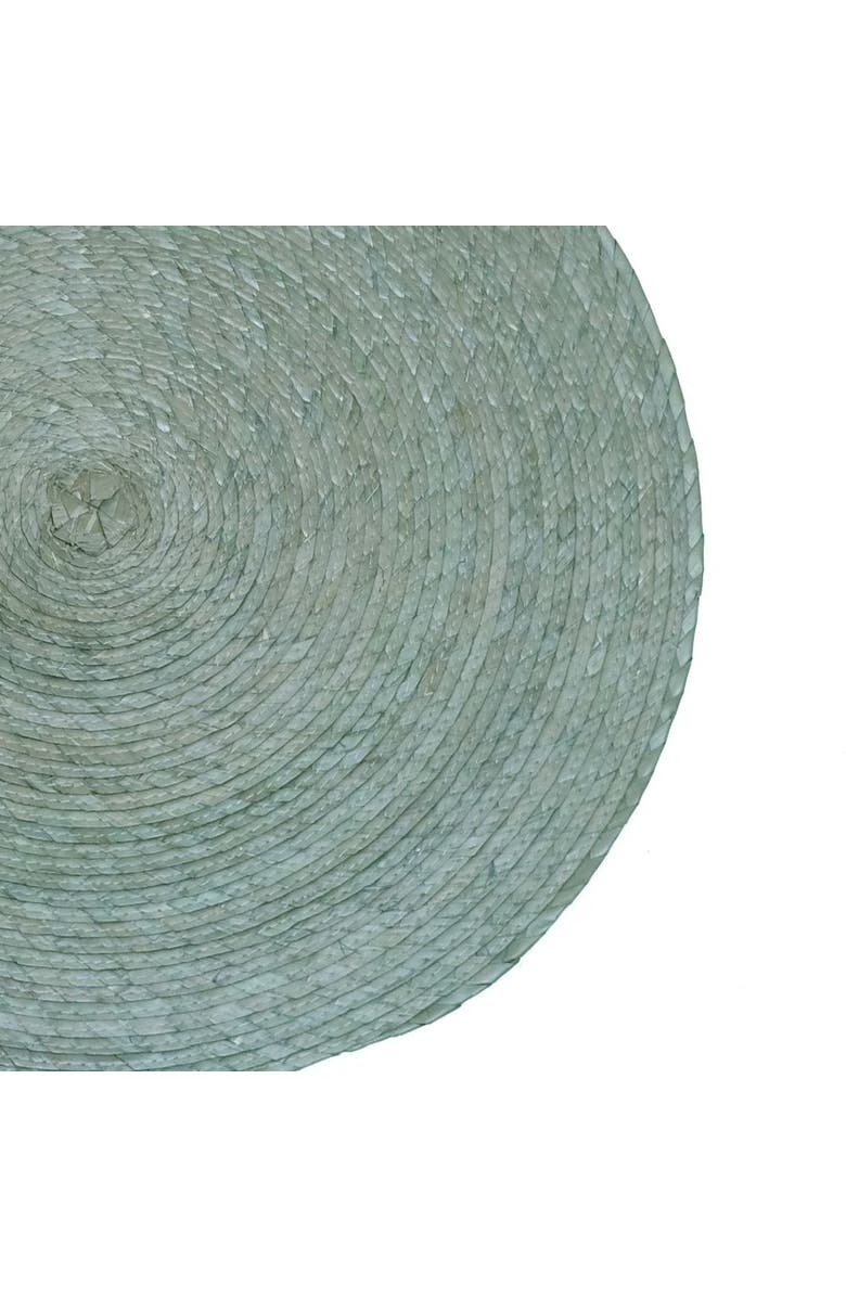 Makaua Palm Placemat Set of 4, Alternate, color, Aqua