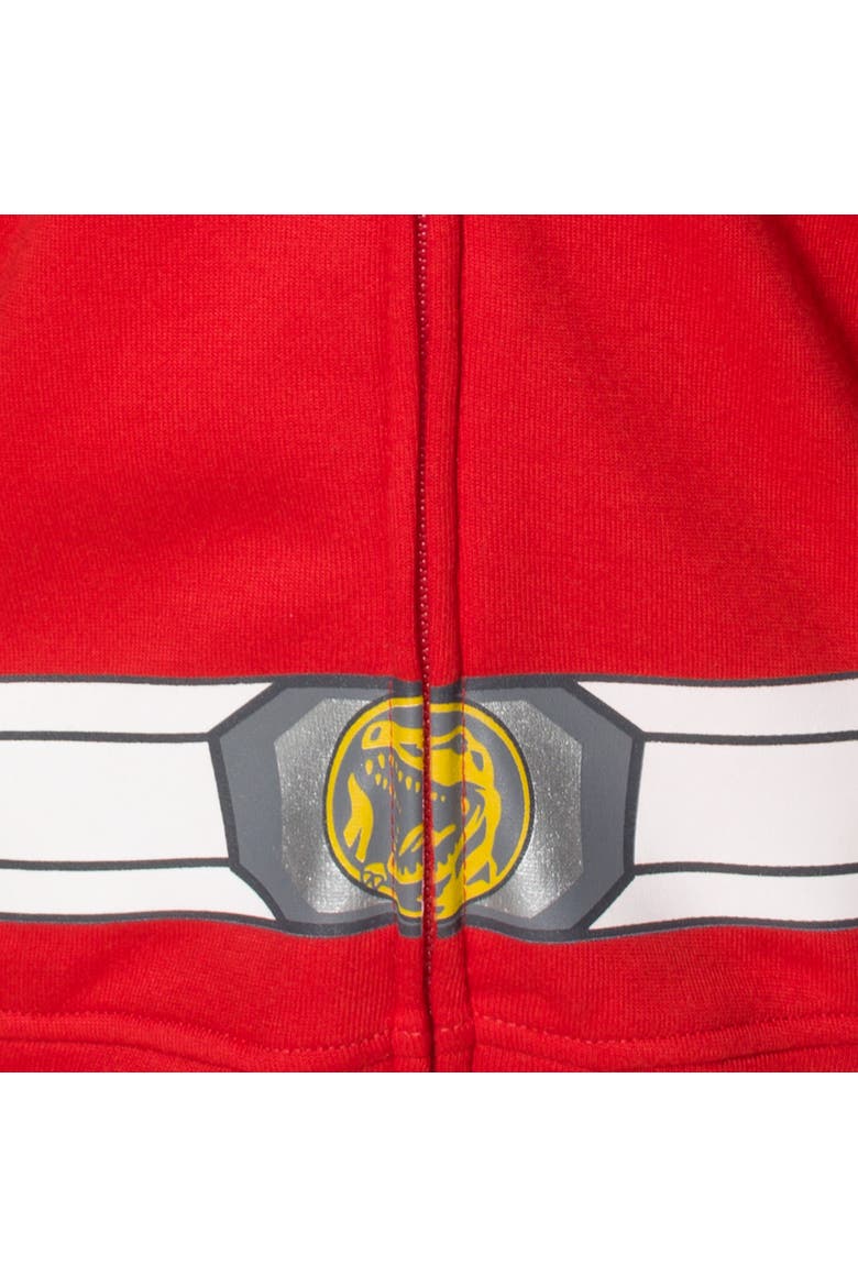 Cosplay Fleece Zip-Up Hoodie, Alternate, color, Red Ranger Red